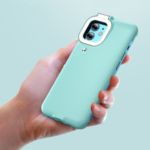 Fashionable Flashing Fill Light Selfie Beauty LED Case Flash Mobile Phone case Protective <strong>Shell</strong> for Iphone11 12 - Product Image 2