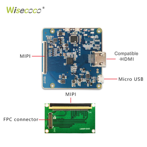 5.5インチ2K2560x1440 IPS LCDスクリーンディスプレイコネクタ付き50ピンプロジェクター3Dプリンター用MIPIインターフェースコントローラーボード - Product Image 3