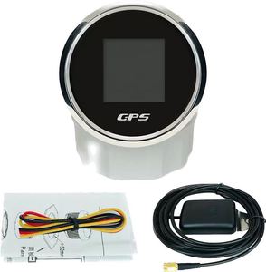 เครื่องวัดความเร็ว GPS พร้อมละติจูดลองจิจูดพร้อมนอตไมล์ต่อชั่วโมงแบบปรับได้ Km/H สำหรับรถยนต์เรือยอชท์รถบรรทุก9-32V - Product Image 3
