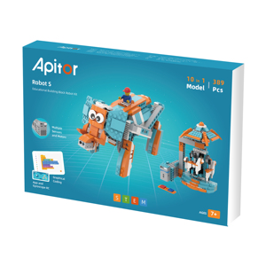 <strong>Programming</strong> Teaching Toy Seastar Apitor <strong>Robot</strong> Q 20-<strong>in</strong>-1 STEM Toy Educational Electronic <strong>Robot</strong> Gift for Kids Ages 6+ - Product Image 1