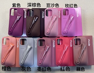 High Version Rhodes New Color Hailey Lip Gloss Stereo Silicone Cell Phone Case with Lipstick Holder for iPhone 16 Promax - Product Image 6