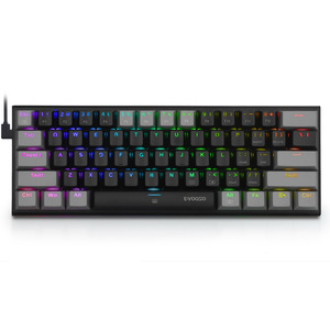 <span class=keywords><strong>2025</strong></span> Großhandel Neu 61 Tasten LED RGB Hintergrund beleuchtete mechanische Gaming-Tastatur UK-Sprache USB-Kabel 60% für PCMacbook-Notebook
