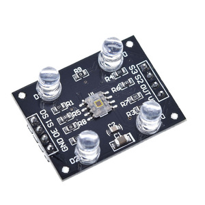 Para Arduino DIY DC 3-5V Módulo de reconocimiento de sensor de color Accesorios TCS230 TCS3200