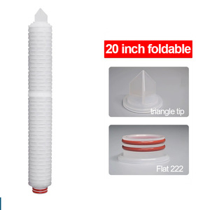 Water Filtration System 0.1 Micron <strong>PP</strong> Cartridge Folded <strong>Filter</strong> Element <strong>pp</strong> Cotton Yarn <strong>String</strong> Wound <strong>Filter</strong> - Product Image 4