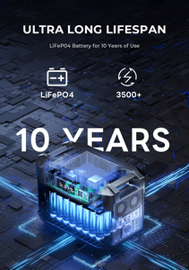 1.0小时快速充电2048Wh太阳能备用电站，带可扩展LiFePO4电池超级功率2200瓦便携式太阳能发电机 - Product Image 6