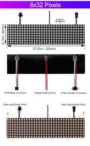 16x16 Punktmatrix-LED-Anzeige modul Werkseitig geführtes Punktmatrix-Anzeige feld - Product Image 5