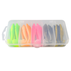 Palmer 31 cái 5.5cm <span class=keywords><strong>6</strong></span>.5cm 7.5cm Mồi câu cá Phụ Kiện <span class=keywords><strong>Jig</strong></span> Set mềm câu cá lure Worm Set <span class=keywords><strong>Jig</strong></span> head <span class=keywords><strong>Kit</strong></span> hộp câu cá lure <span class=keywords><strong>Kit</strong></span> - Product Image 6