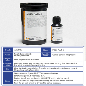 Süper Diazo iyi yapışma su ve solvent direnci serigraf baskı fotoğraf serigrafi için emülsiyon - Product Image 3