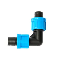 Toevoer Mini Kleppen Druppelband Slangfittingen Irrigatiesysteem Pe Kunststof 20Mm Diameter Water Landbouw Irrigatie Buizen Pijp