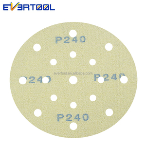 EVERTOOL Autobody parlatma kağıt disk aşındırıcı zımpara kağıdı araba için 6 inç PSA zımpara diski - Product Image 4