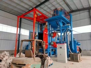 Q3210 Automatic <strong>Loading</strong> <strong>Unloading</strong> Dust Collector Screw Nut Rod Shot Blasting <strong>Machine</strong> - Product Image 4