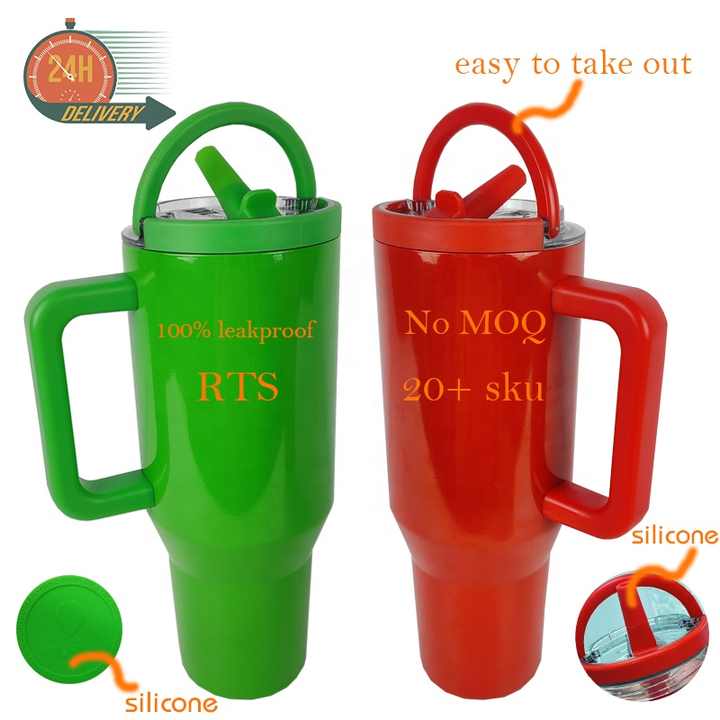 Tapa de vaso de repuesto de 20oz con pajita abatible, tapa a prueba de fugas de 40oz, 30oz, reutilizable, buena calidad, tapa sin BPA con boquilla de silicona
