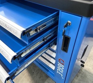 经典7抽屉工具柜工具手推车工具箱，带侧抽屉