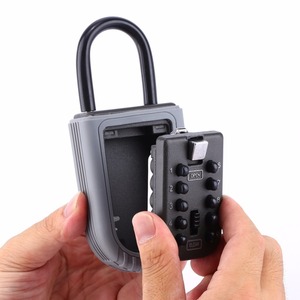 鍵箱家庭用鍵収納安全ロック用屋外盗難防止押しボタンパスワード吊り下げ式 - Product Image 3