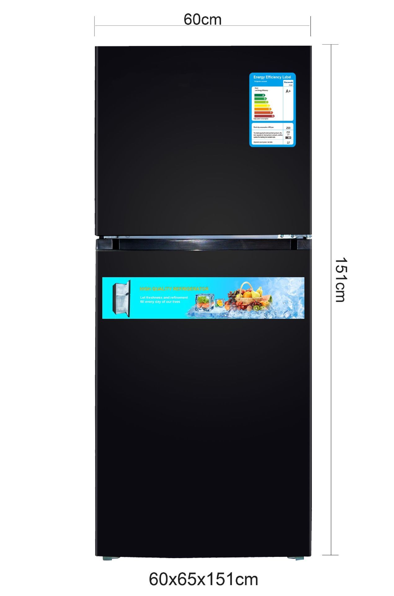Petite porte double ouverture haut et bas-330L