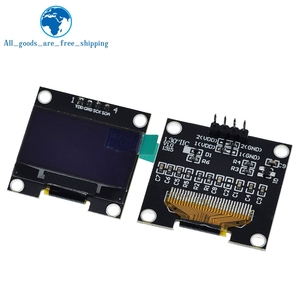 1.3 inç oled IIC seri beyaz OLED ekran modülü 128arduino I2C SSD1306 12864 LCD ekran panosu VDD GND SCK SDA Arduino için siyah