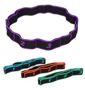 Bucle de nivel de resistencia pesada para niñas y niños para entrenamiento de baile, banda elástica de tela de poliéster para ejercicios para correas de estiramiento de Yoga - Product Image 1