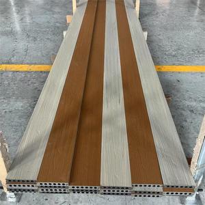 Modern Style 140x23mm 6 Holes Double Colors WPC Outdoor <strong>Decking</strong> Waterproof Anti-Slip Wood Plastic <strong>Decking</strong> - Product Image 3