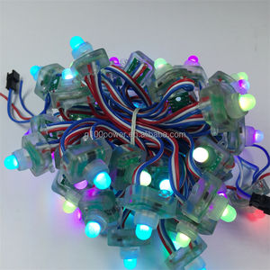 5V 12V 12MMWS2811スクエアデジタルRGBLEDピクセルライトホリデー常設照明用スマートピクセルノード - Product Image 1