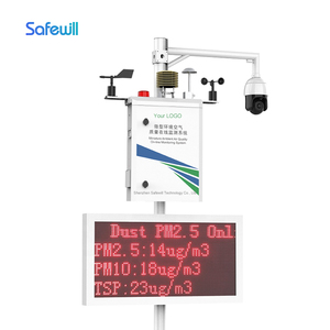 Sistema de monitoreo ambiental Safewill Equipo agrícola Estación meteorológica automática Invernadero con 4G/Energía solar - Product Image 2