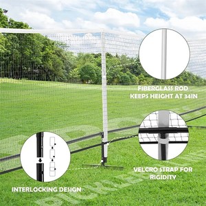 TY-1022B yüksek kalite 6.7m Pickleball Net taşınabilir Pickleball Net sistemi kürek 22FT taşınabilir Net - Product Image 5