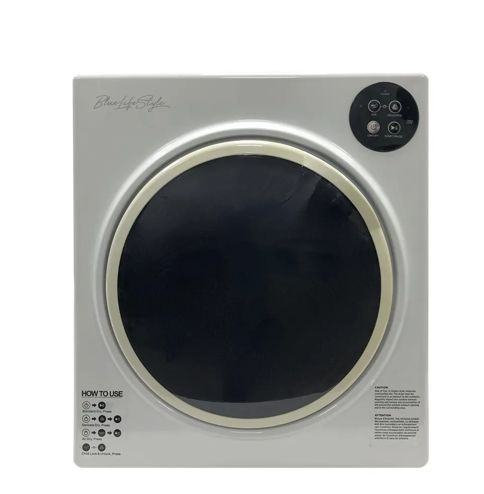 6KG vendita calda automatica asciugatrice Smart portatile asciugatrice mini grande capacità di sterilizzazione asciugatrice per vestiti
