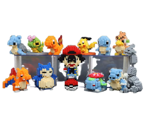 Le Baiyu Children's Pok&eacute;mon Miniature Building Blocks 8044-8063 Assembled Plastic Diamond Small Particle Puzzle Model <strong>Toy</strong> - Product Image 1
