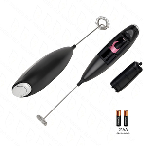 Giá rẻ <span class=keywords><strong>Mini</strong></span> Foamer OEM Pin thép không gỉ Whisk sữa Frother nhựa cà phê Trà Công cụ uống Máy xay sinh tố protein bột trộn - Product Image 6