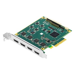 广播电视设备4 HDMI输入4:4:4 10位vmix流视频采集卡 - Product Image 1