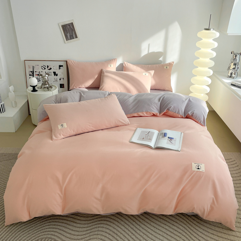 Peach Pink Gray