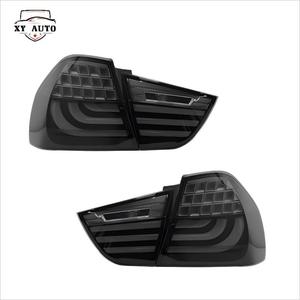 ชุดไฟท้าย LED E90สำหรับรถ BMW 3-2008ชุดสายไฟเบอร์ออปติก i318 i320สภาพใหม่12V สีเลนส์สีแดงใส - Product Image 5