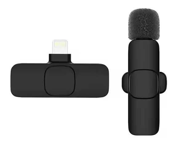 Black-with one mic A-pple interface
