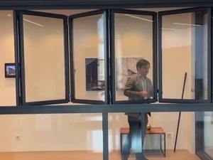 Facades Thermal Break Aluminum Casement <strong>Windows</strong> <strong>With</strong> <strong>Built</strong> in Blinds <strong>Window</strong> - Product Image 5