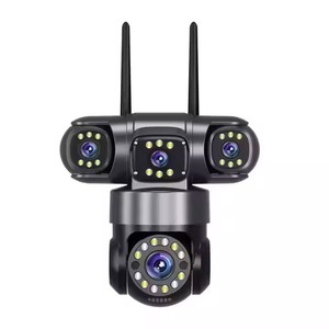4 Objektiv 4 Bildschirm 8MP WiFi Full HD 4K CCTV Nachtsicht PTZ Netzwerk Zwei-Wege-Audio-Sicherheits alarm-CMOS Multi-Lens Dome-Kamera - Product Image 2
