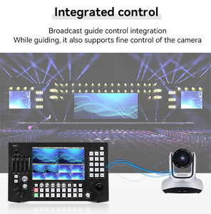 Mezclador de vídeo en vivo, conmutador de transmisión en vivo, 8 canales, IP, transmisión de vídeo, hdmi, entrada de vídeo, transmisión de Cámara de control de audio - Product Image 4