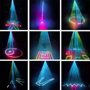 ZY 5W 3W 2W LED lazer ışığı düğün için 3D animasyon DJ disko partiler ve Concerts-DMX512 kontrol modu - Product Image 4