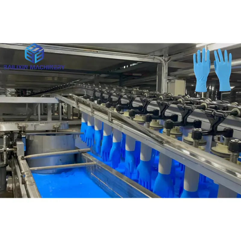 Luvas de exame máquina de produção luva de látex fabricante de linha de produção de maquinaria de nitrile