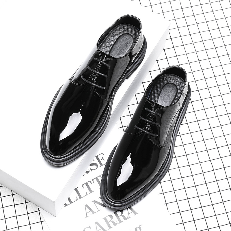 Genuine Leather Stylish Shoe Casual Dress Formal Loafers Men Black S219-3531 ((STOCK ITEM) 13 PRISTINE