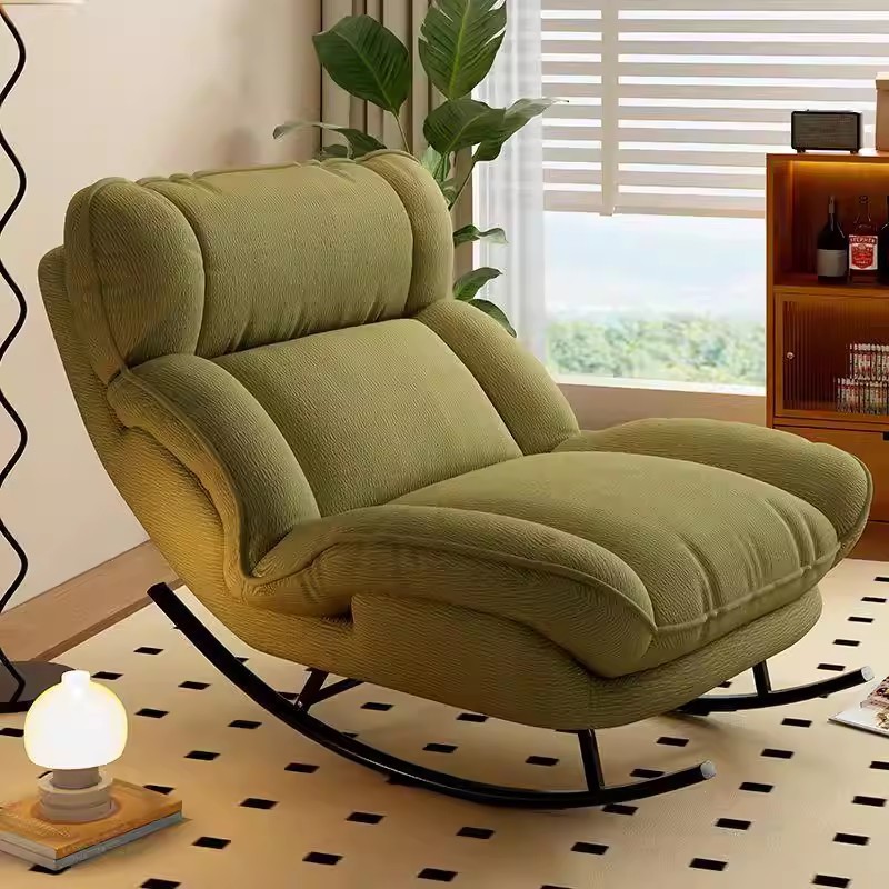 Fauteuil à bascule modèle 185 vert matcha