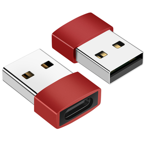 Usb-c母对公性别转换器Type-C适配器USBC连接器USB C至USB适配器支持徽标打印