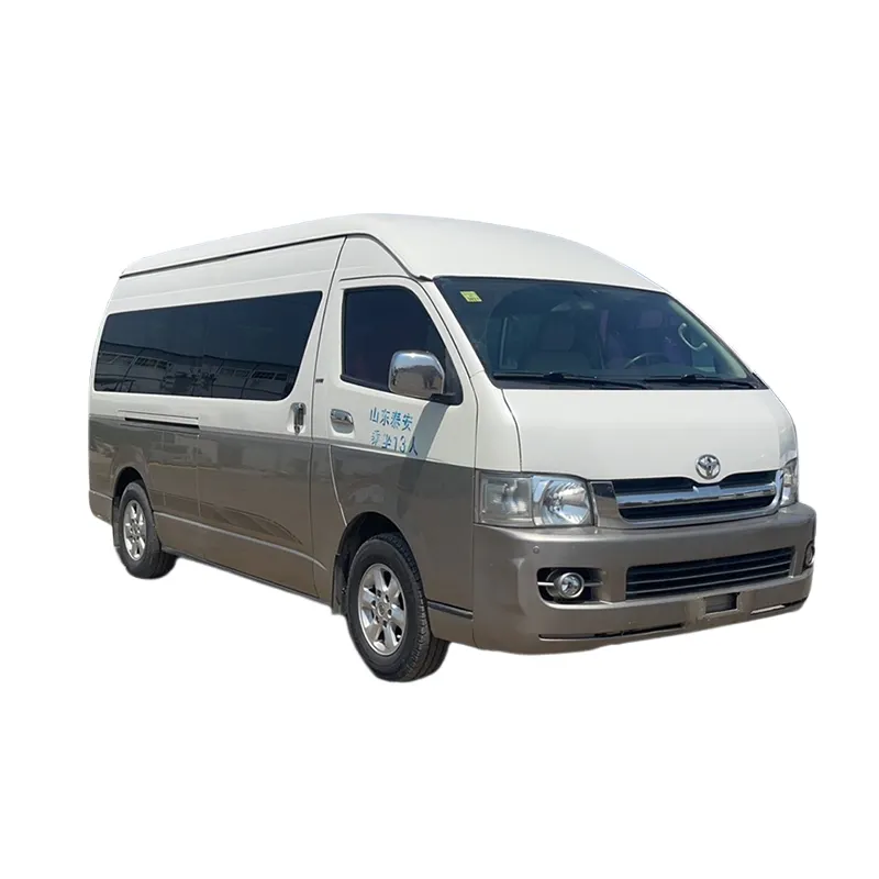 중고 오리지널 일본 양호 HIACE 미니 버스 가솔린 엔진 소형 버스 15 승객석 판매