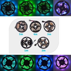 5V RGB <strong>1M</strong> 2M 3M 4M Color Changing 5050 Waterproof <strong>Led</strong> Strip Light Battery Powered with Remote Control - Product Image 2