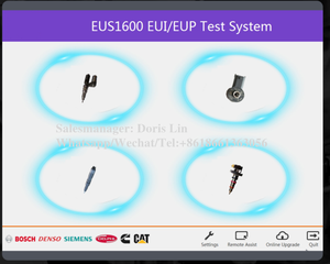 サポートフローセンサー信号入力およびディスプレイEUS1600EUI EUPテスターマシンEUS1800燃料インジェクター試験機 - Product Image 6