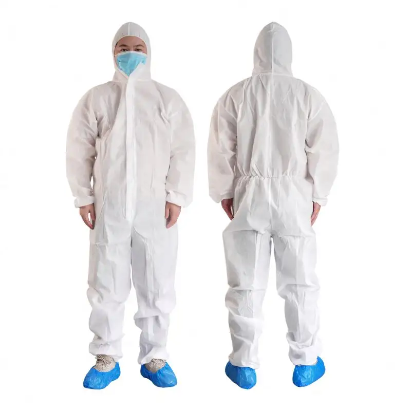 Ropa de trabajo Tyvek desechable, prenda de vestir de talla 56