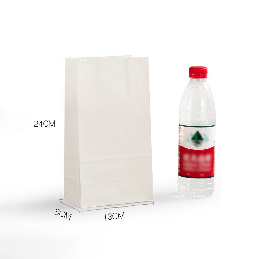 Fundas de papel blanco