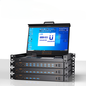 Unnlink LCD VGA <strong>KVM</strong> <strong>Switch</strong> OSD Hot Key Switching 4/<strong>8</strong>/16 <strong>Input</strong> <strong>1</strong> <strong>Output</strong> <strong>KVM</strong> Console 17/17.3/19 Inch Screen Cascade Cabinet Design