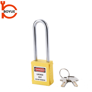 Boyue Tùy Chỉnh Quản Lý Khóa Thép Còng Dưới Gia Cố Nylon Ổ Khóa An Toàn Với Key Bền Chống Trộm Tính Năng - Product Image 6