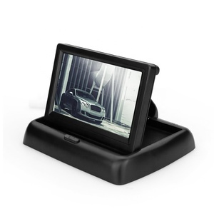 4.3 Inch Foldable <strong>Lcd</strong> Monitor <strong>Display</strong> Vehicle <strong>Reverse</strong> Camera Parking <strong>Sensor</strong> with 4 Pcs Waterproof Ultrasonic <strong>Sensor</strong> - Product Image 5