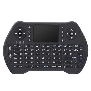 MT10 Mini tastiera Wireless QWERTY 2.4G inglese russo con Touchpad per Notebook Android TV Box