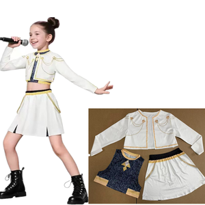 Hot bán Anime Kpop Demon Hunter cosplay trang phục rumi ZOEY Mira cosplay cô gái phong cách trẻ em sân khấu hiệu suất quần áo - Product Image 4